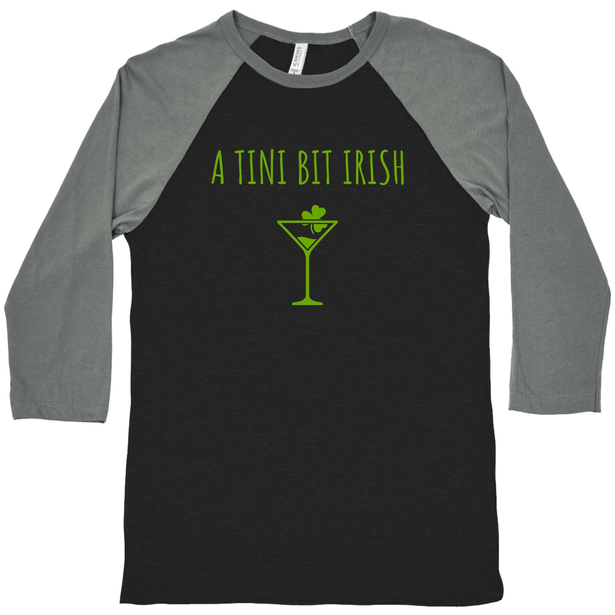 A Tini Bit Irish Baseball - Adult & Kids T-Shirts, Sweatshirts & Hoodies apparel design preview 1