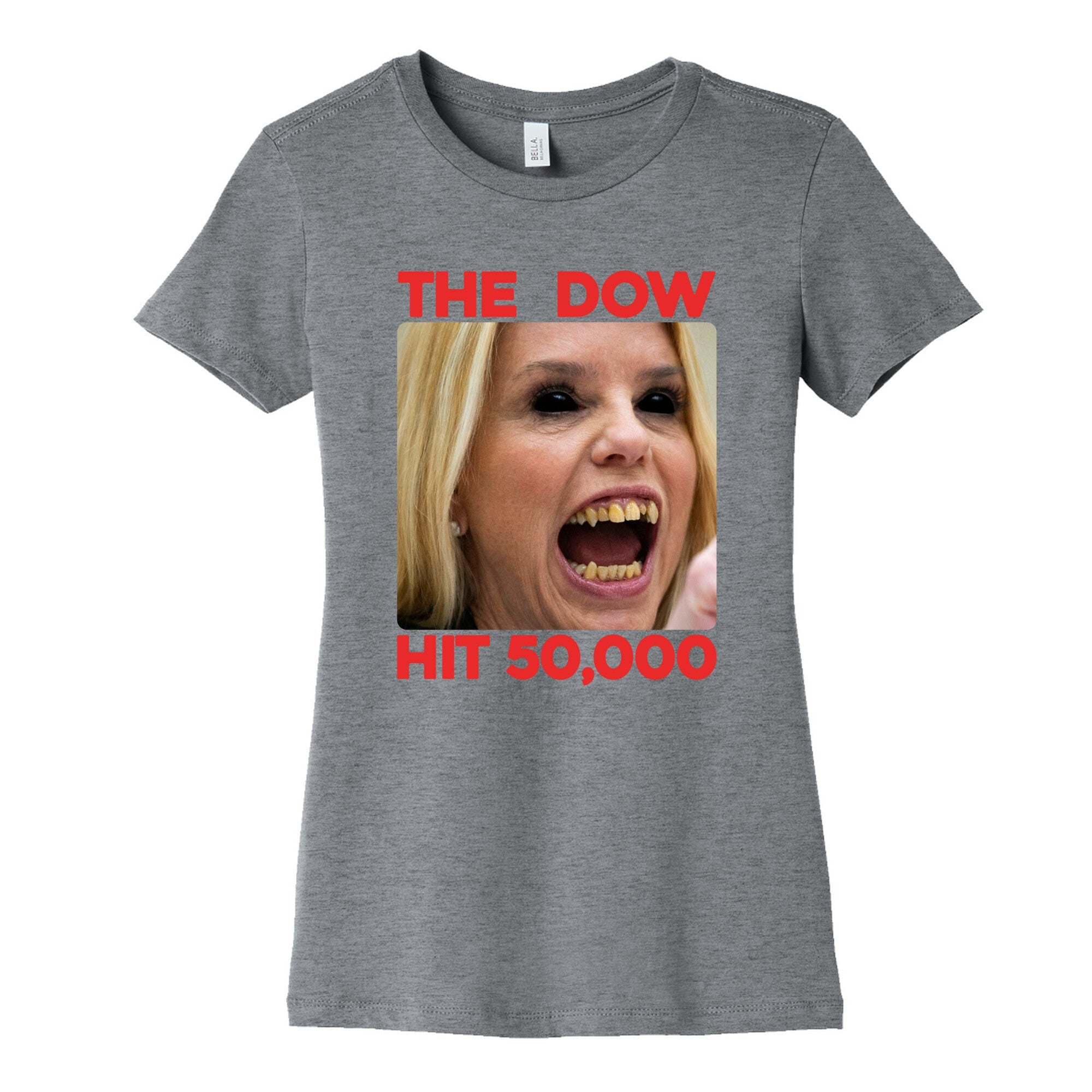 Bondi The DOW Hit 50,000 Womens Cotton - Adult & Kids T-Shirts, Sweatshirts & Hoodies apparel design preview 1