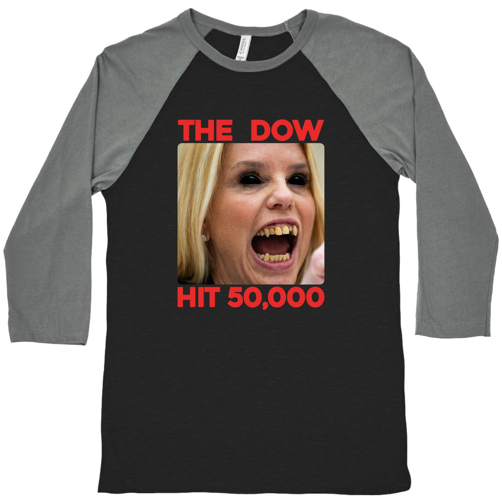 Bondi The DOW Hit 50,000 Baseball - Adult & Kids T-Shirts, Sweatshirts & Hoodies apparel design preview 1