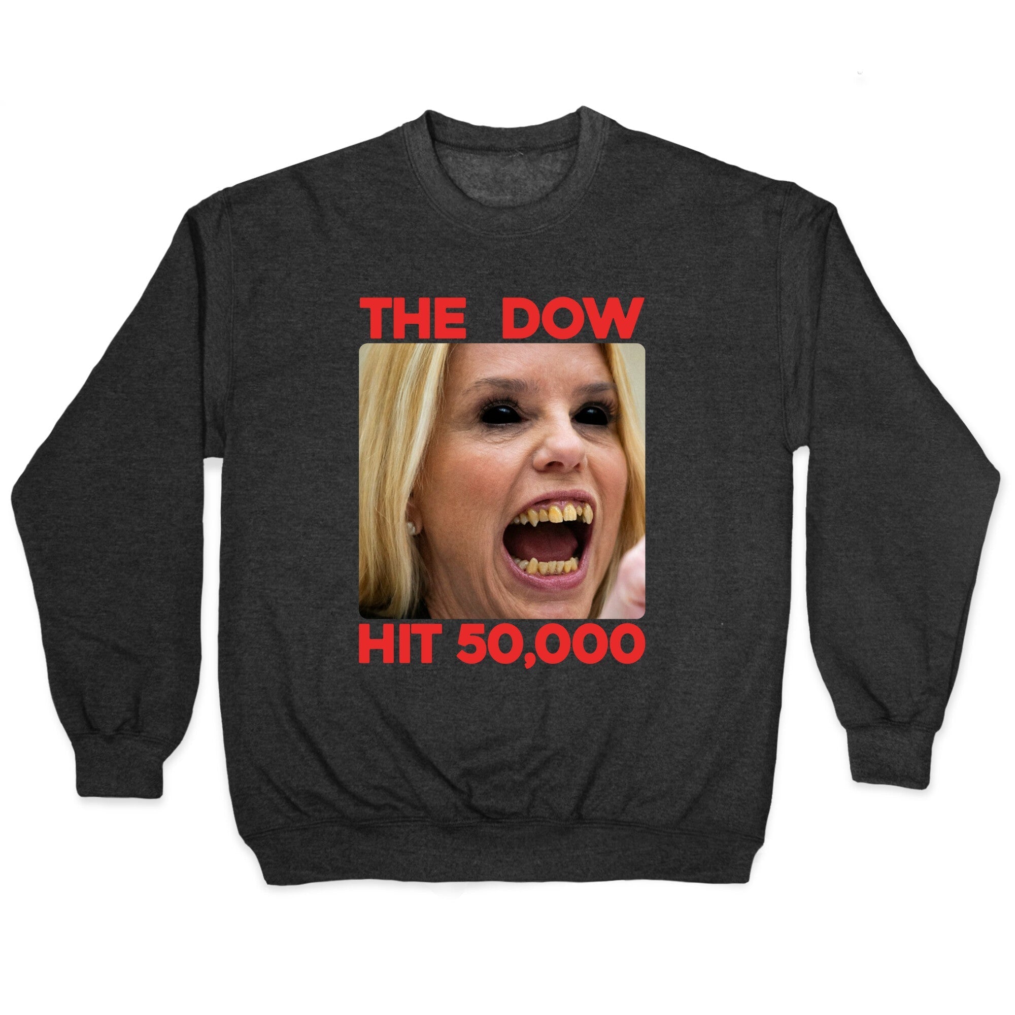 Bondi The DOW Hit 50,000 Crewneck - Adult & Kids T-Shirts, Sweatshirts & Hoodies apparel design preview 1