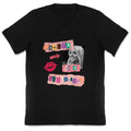Pamela Is A Fugly Slut V-Neck - Adult & Kids T-Shirts, Sweatshirts & Hoodies apparel design preview 1