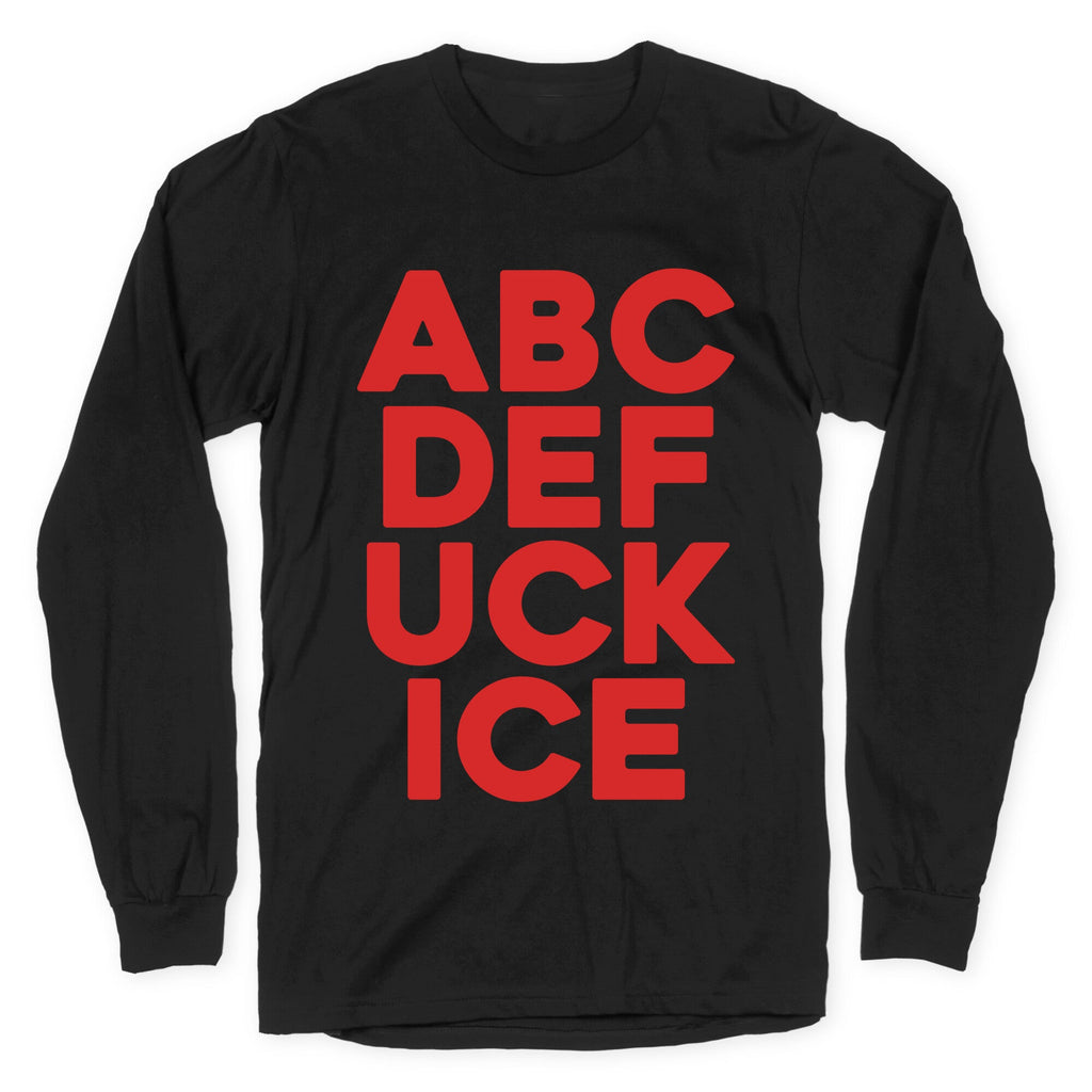 Fuck ICE Alphabet - Adult & Kids T-Shirts, Sweatshirts & Hoodies apparel design preview 1