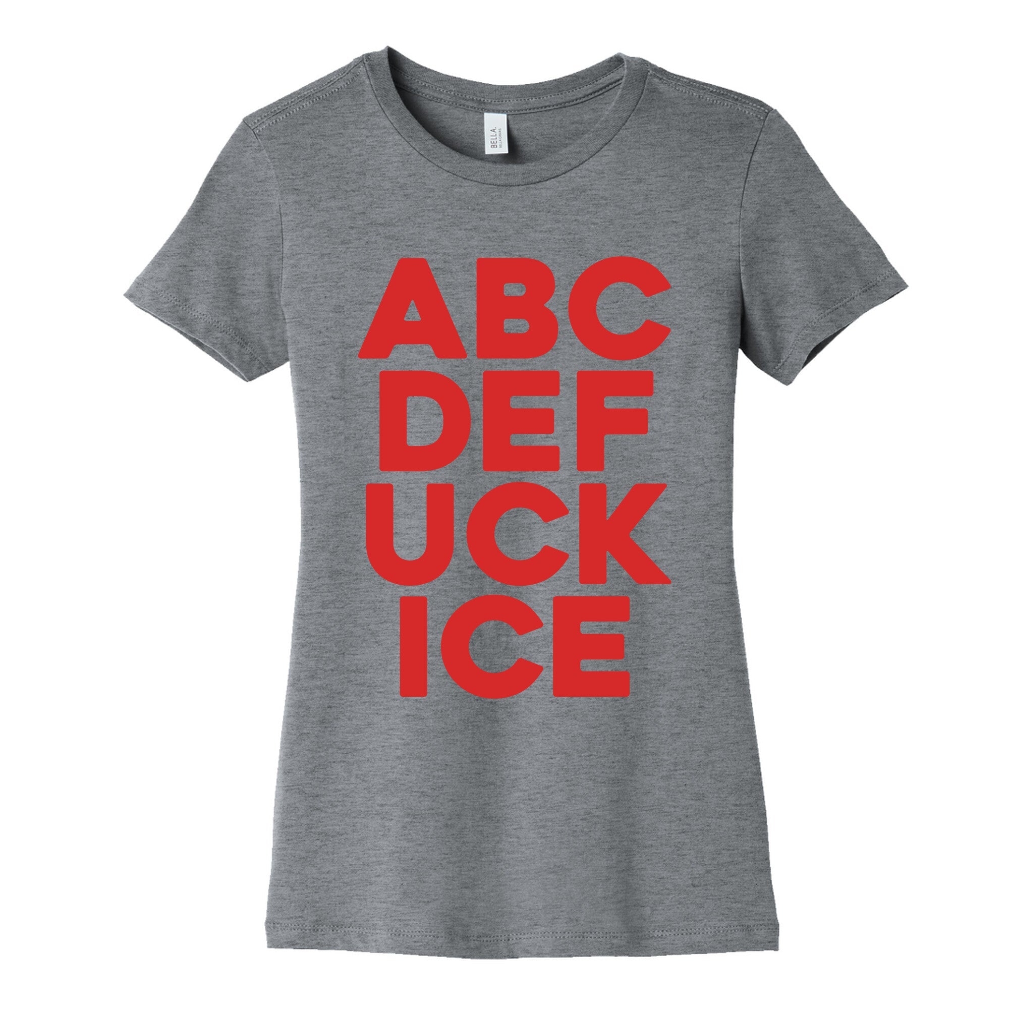 Fuck ICE Alphabet Womens Cotton - Adult & Kids T-Shirts, Sweatshirts & Hoodies apparel design preview 1