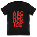 Fuck ICE Alphabet V-Neck - Adult & Kids T-Shirts, Sweatshirts & Hoodies apparel design preview 1