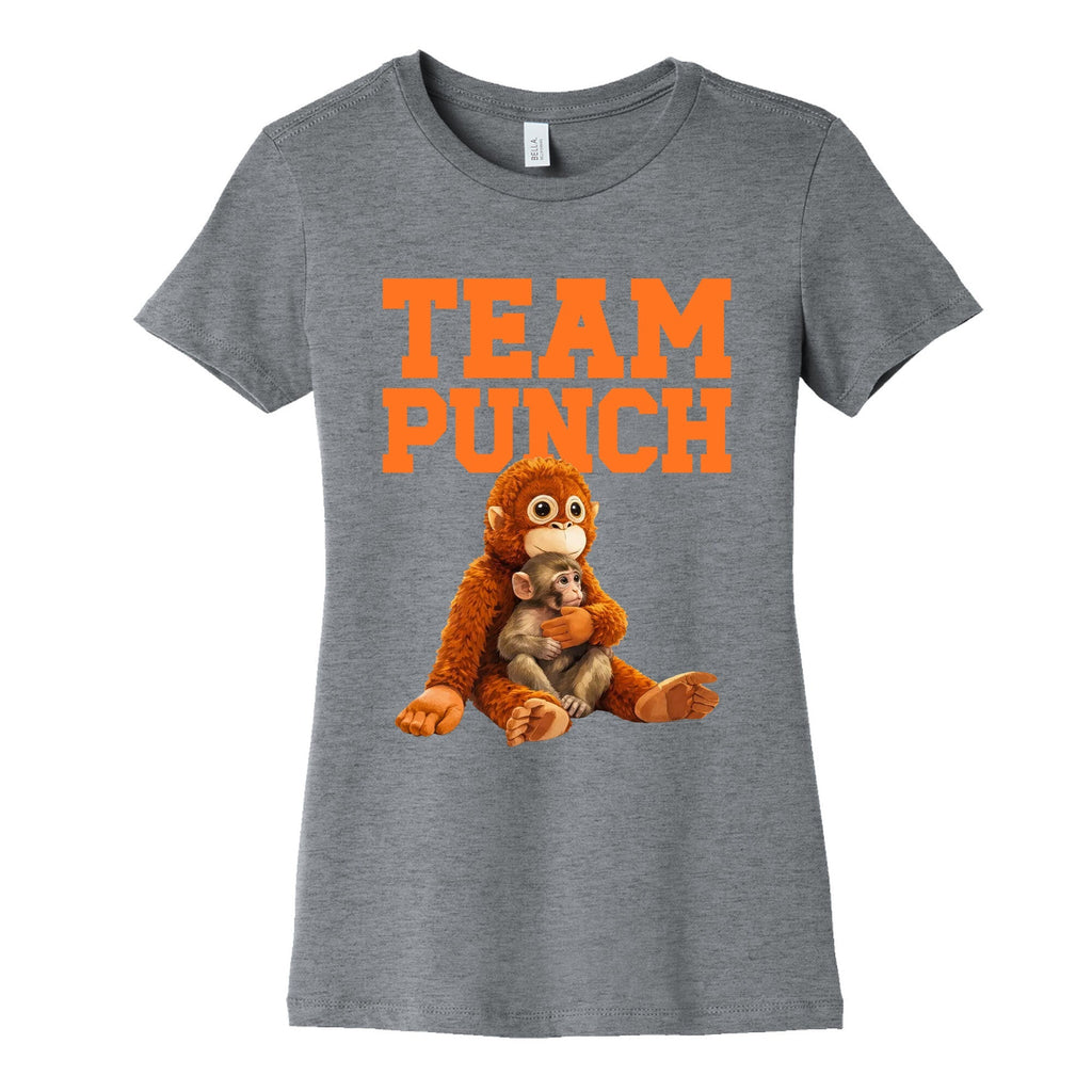Punch The Monkey Womens Cotton - Adult & Kids T-Shirts, Sweatshirts & Hoodies apparel design preview 1