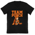 Punch The Monkey V-Neck - Adult & Kids T-Shirts, Sweatshirts & Hoodies apparel design preview 1
