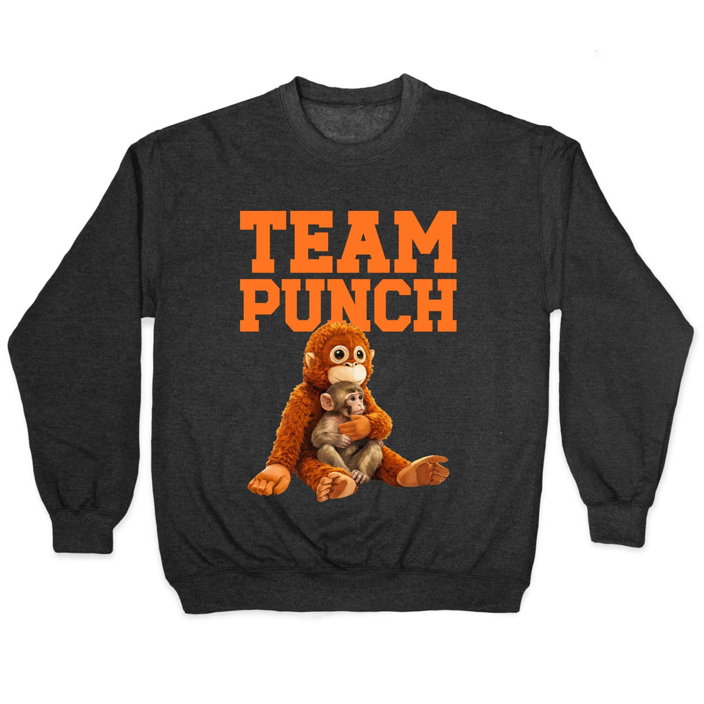 Punch The Monkey Crewneck - Adult & Kids T-Shirts, Sweatshirts & Hoodies apparel design preview 1