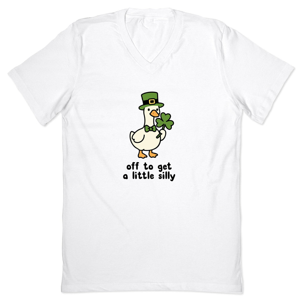 Saint Patricks Day Goose V-Neck - Adult & Kids T-Shirts, Sweatshirts & Hoodies apparel design preview 1