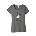 Saint Patricks Day Goose Womens Triblend - Adult & Kids T-Shirts, Sweatshirts & Hoodies apparel design preview 1