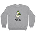 Saint Patricks Day Goose Crewneck - Adult & Kids T-Shirts, Sweatshirts & Hoodies apparel design preview 1