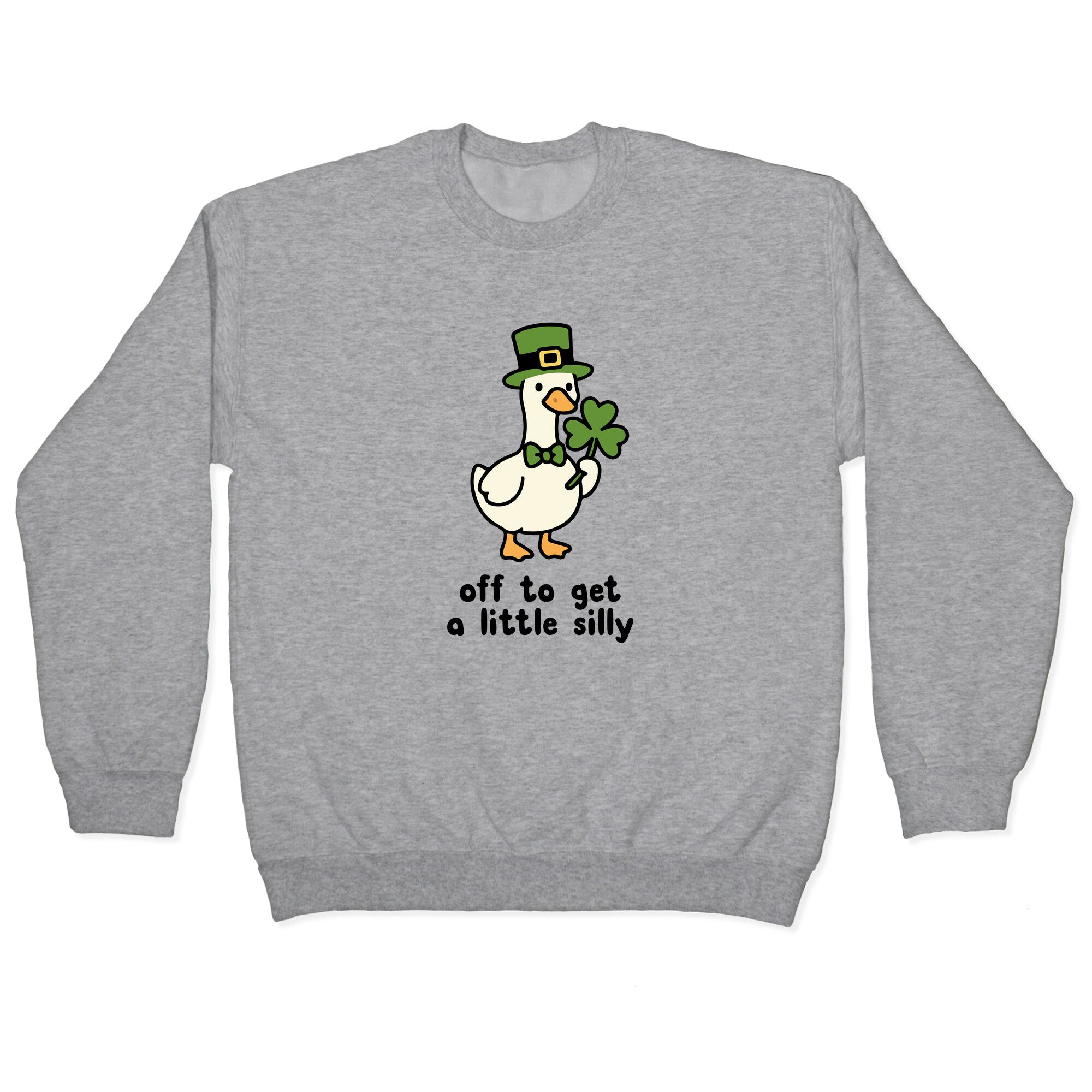 Saint Patricks Day Goose Crewneck - Adult & Kids T-Shirts, Sweatshirts & Hoodies apparel design preview 1