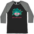 Girls Will Be Baseball - Adult & Kids T-Shirts, Sweatshirts & Hoodies apparel design preview 1