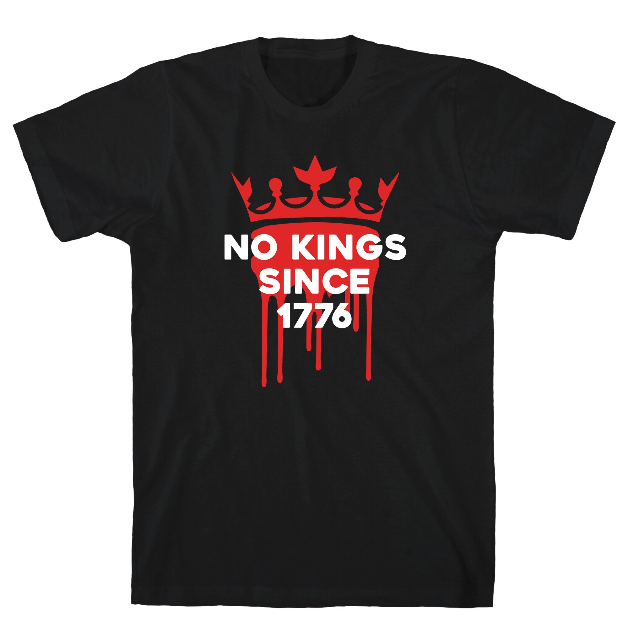 No Kings - Adult & Kids T-Shirts, Sweatshirts & Hoodies apparel design preview 1