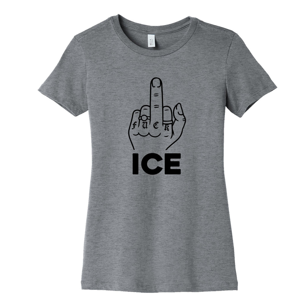 Fuck ICE Womens Cotton - Adult & Kids T-Shirts, Sweatshirts & Hoodies apparel design preview 1