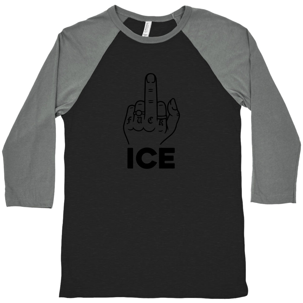 Fuck ICE Baseball - Adult & Kids T-Shirts, Sweatshirts & Hoodies apparel design preview 1