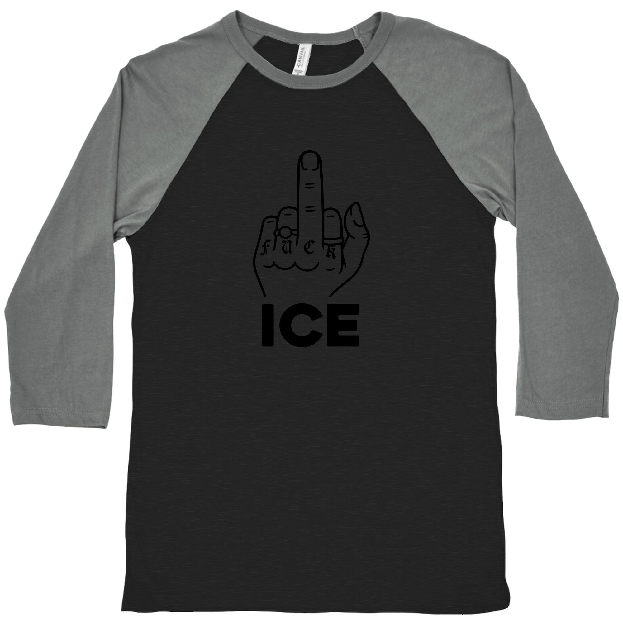 Fuck ICE Baseball - Adult & Kids T-Shirts, Sweatshirts & Hoodies apparel design preview 1