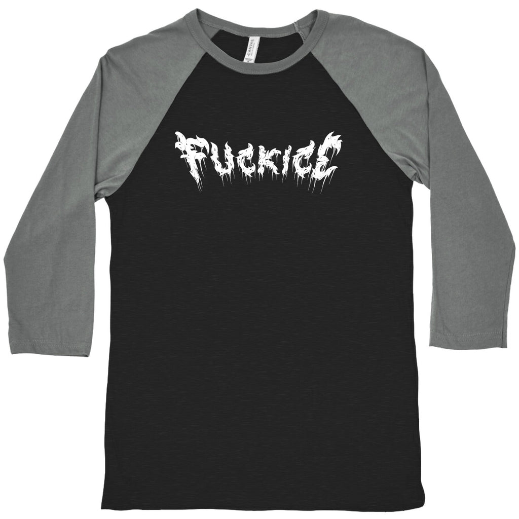 Fuck ICE Metal Logo Baseball - Adult & Kids T-Shirts, Sweatshirts & Hoodies apparel design preview 1