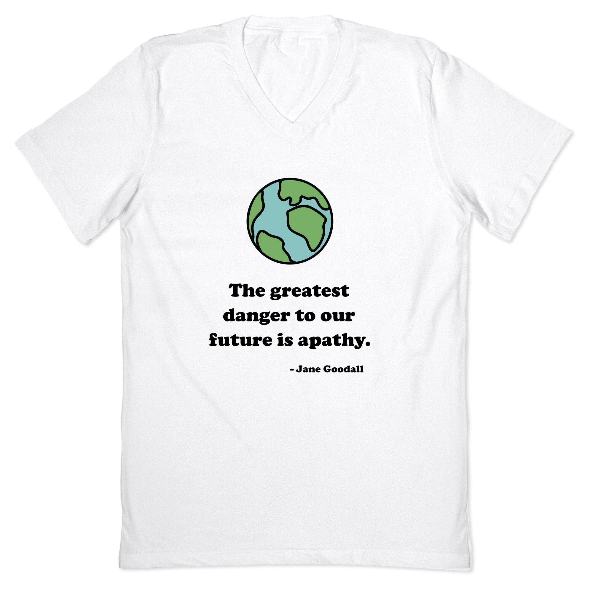 Jane Goodall V-Neck - Adult & Kids T-Shirts, Sweatshirts & Hoodies apparel design preview 1