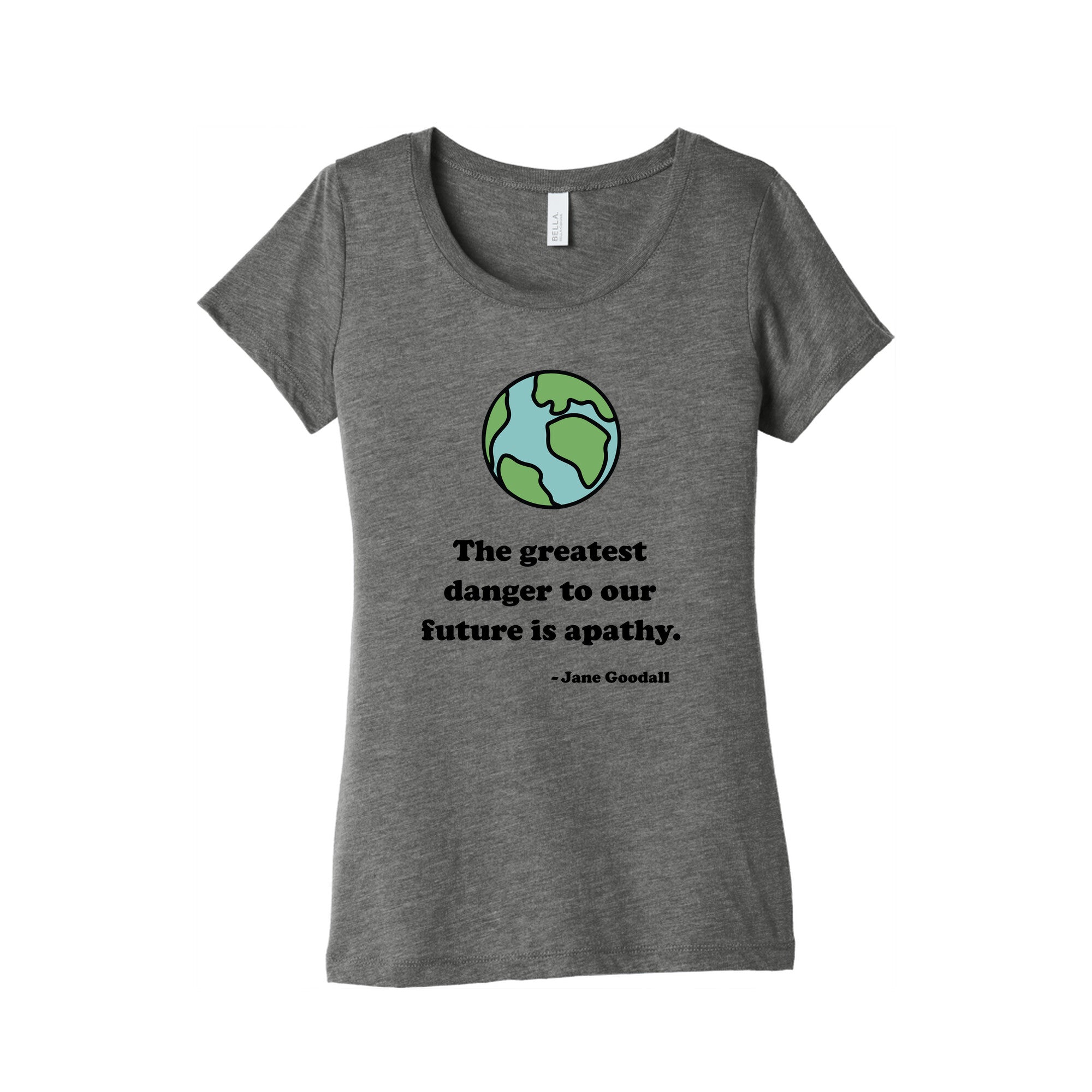 Jane Goodall Womens Triblend - Adult & Kids T-Shirts, Sweatshirts & Hoodies apparel design preview 1