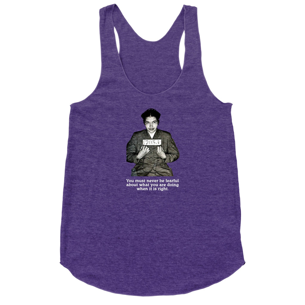 Rosa Parks Racerback Tank - Adult & Kids T-Shirts, Sweatshirts & Hoodies apparel design preview 1