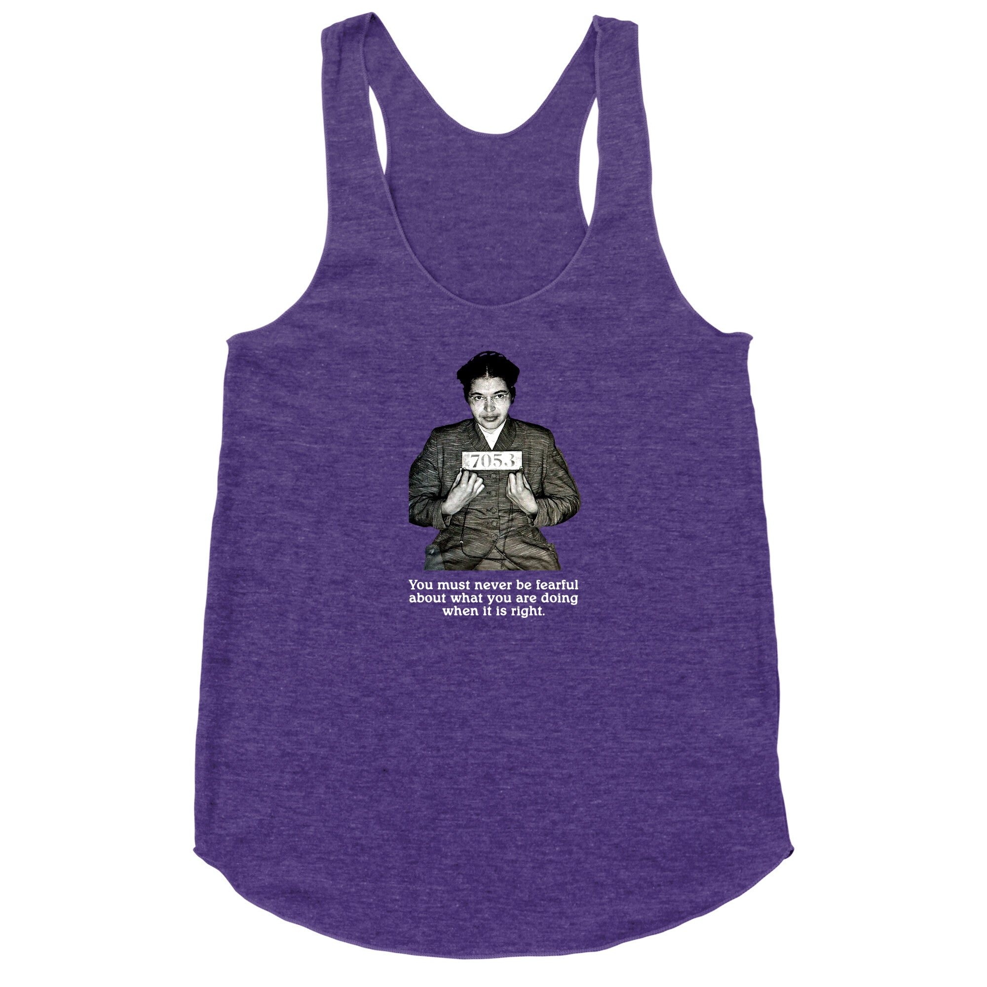 Rosa Parks Racerback Tank - Adult & Kids T-Shirts, Sweatshirts & Hoodies apparel design preview 1