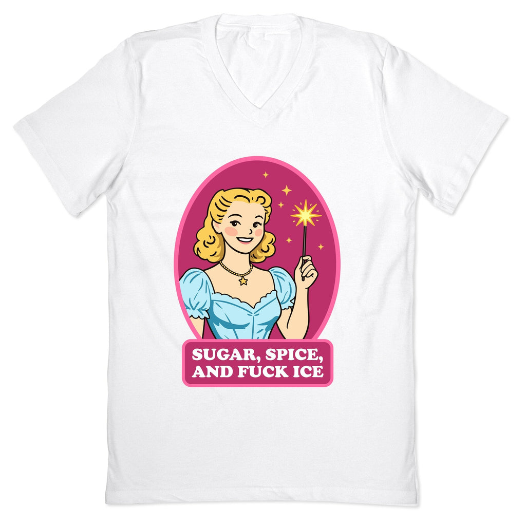 Sugar, Spice, And Fuck ICE V-Neck - Adult & Kids T-Shirts, Sweatshirts & Hoodies apparel design preview 1