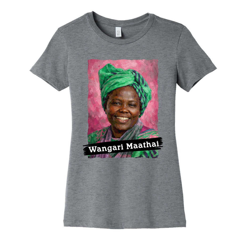 Wangari Maathai Womens Cotton - Adult & Kids T-Shirts, Sweatshirts & Hoodies apparel design preview 1
