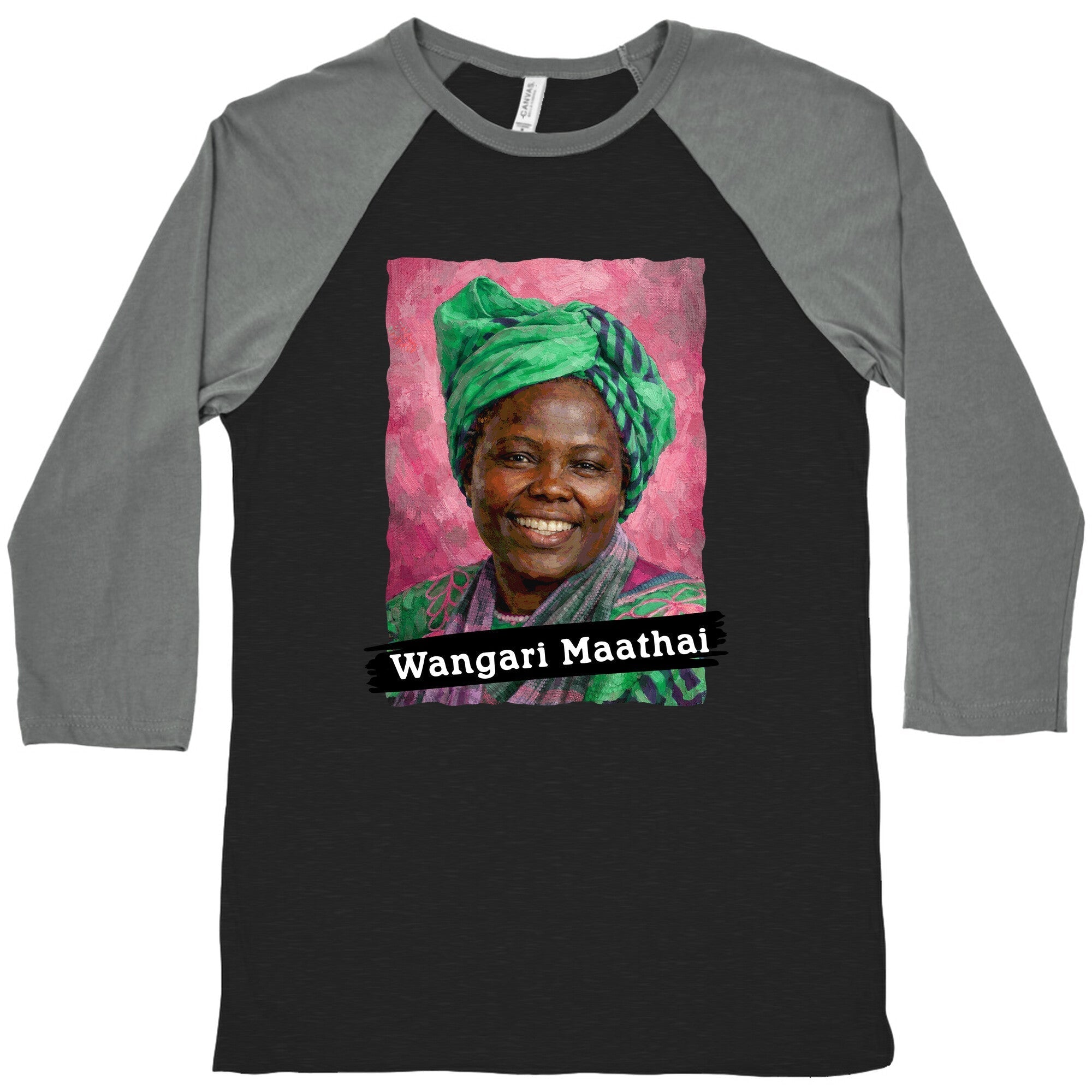 Wangari Maathai Baseball - Adult & Kids T-Shirts, Sweatshirts & Hoodies apparel design preview 1