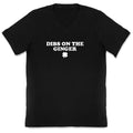 Dibs On The Ginger V-Neck - Adult & Kids T-Shirts, Sweatshirts & Hoodies apparel design preview 1
