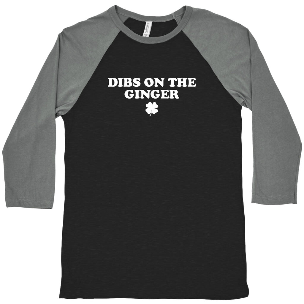 Dibs On The Ginger Baseball - Adult & Kids T-Shirts, Sweatshirts & Hoodies apparel design preview 1