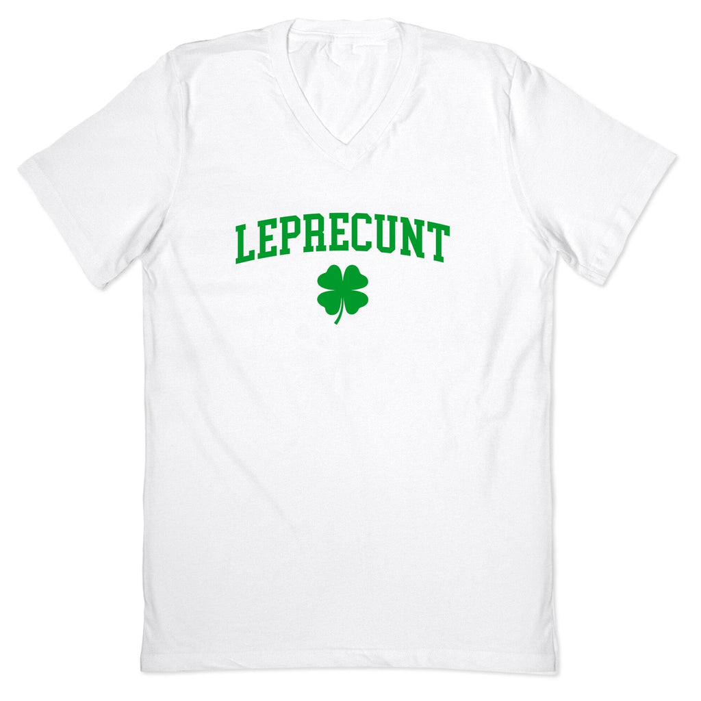 Leprecunt V-Neck - Adult & Kids T-Shirts, Sweatshirts & Hoodies apparel design preview 1
