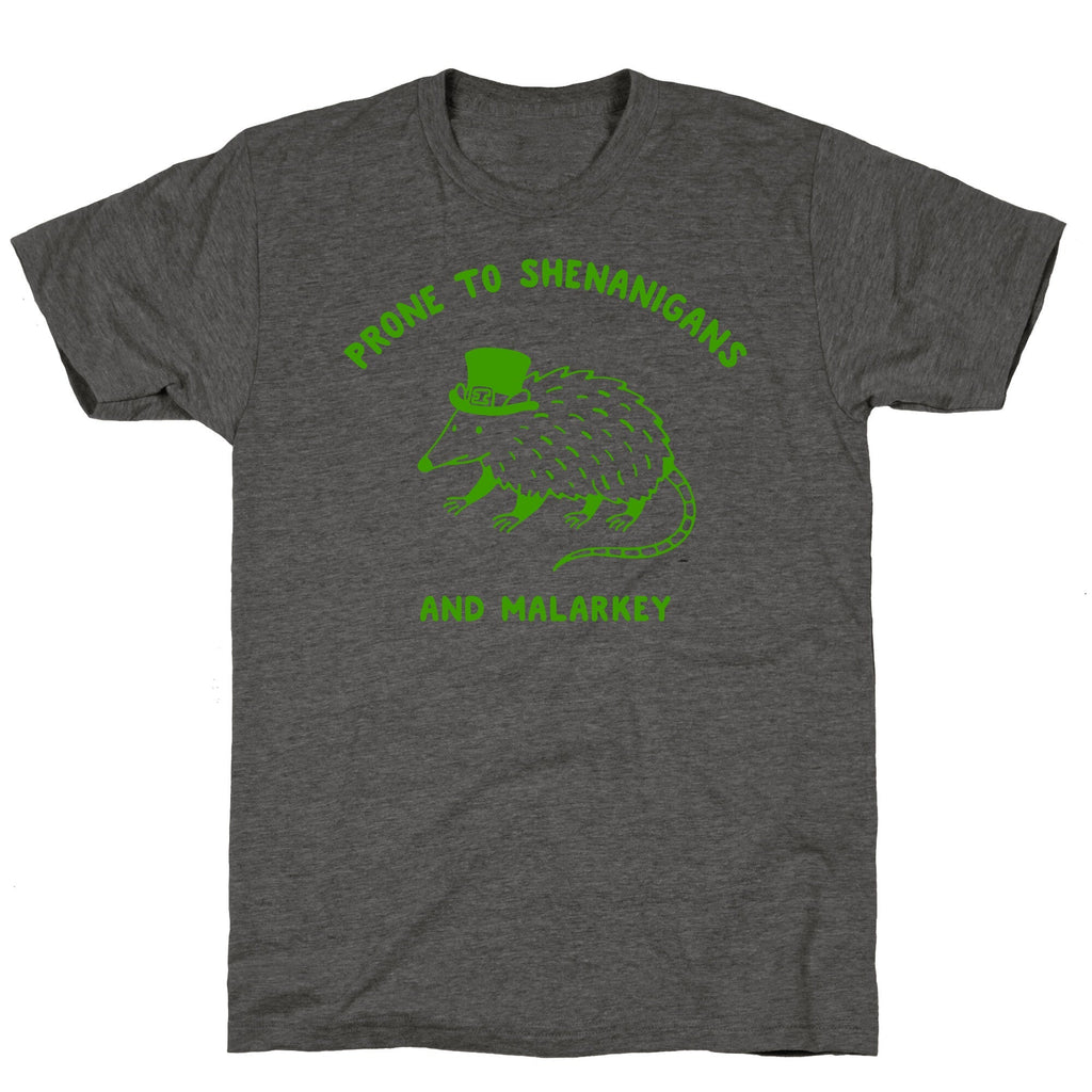 Shenanigans And Malarkey Unisex Triblend - Adult & Kids T-Shirts, Sweatshirts & Hoodies apparel design preview 1
