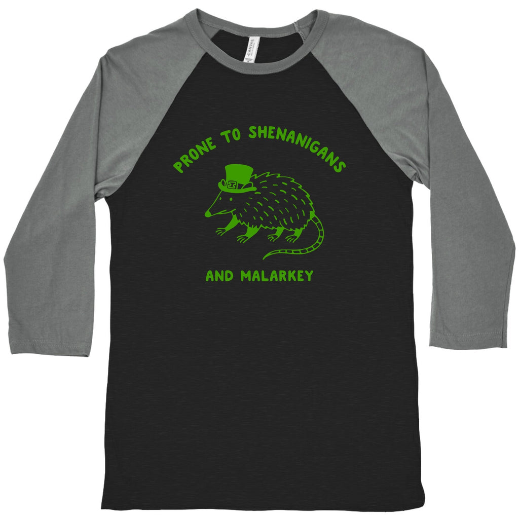 Shenanigans And Malarkey Baseball - Adult & Kids T-Shirts, Sweatshirts & Hoodies apparel design preview 1