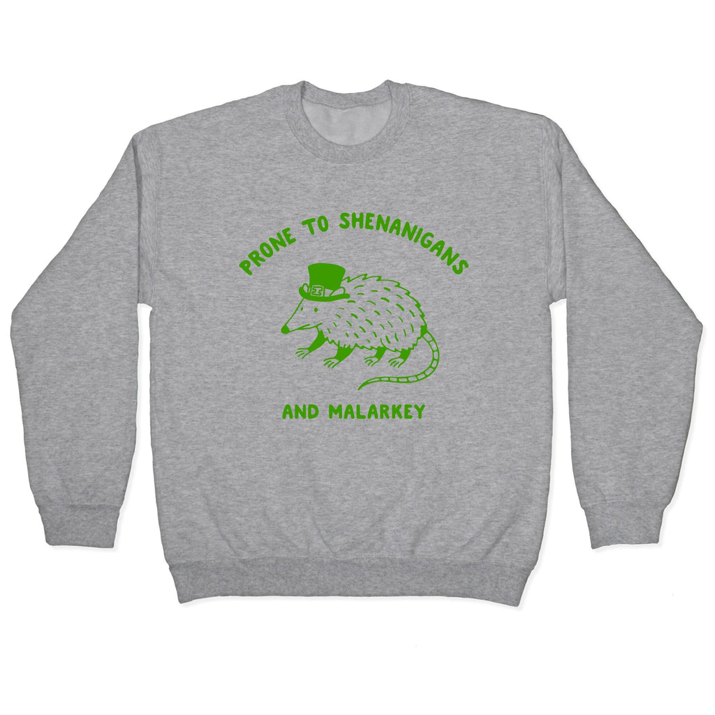 Shenanigans And Malarkey Crewneck - Adult & Kids T-Shirts, Sweatshirts & Hoodies apparel design preview 1