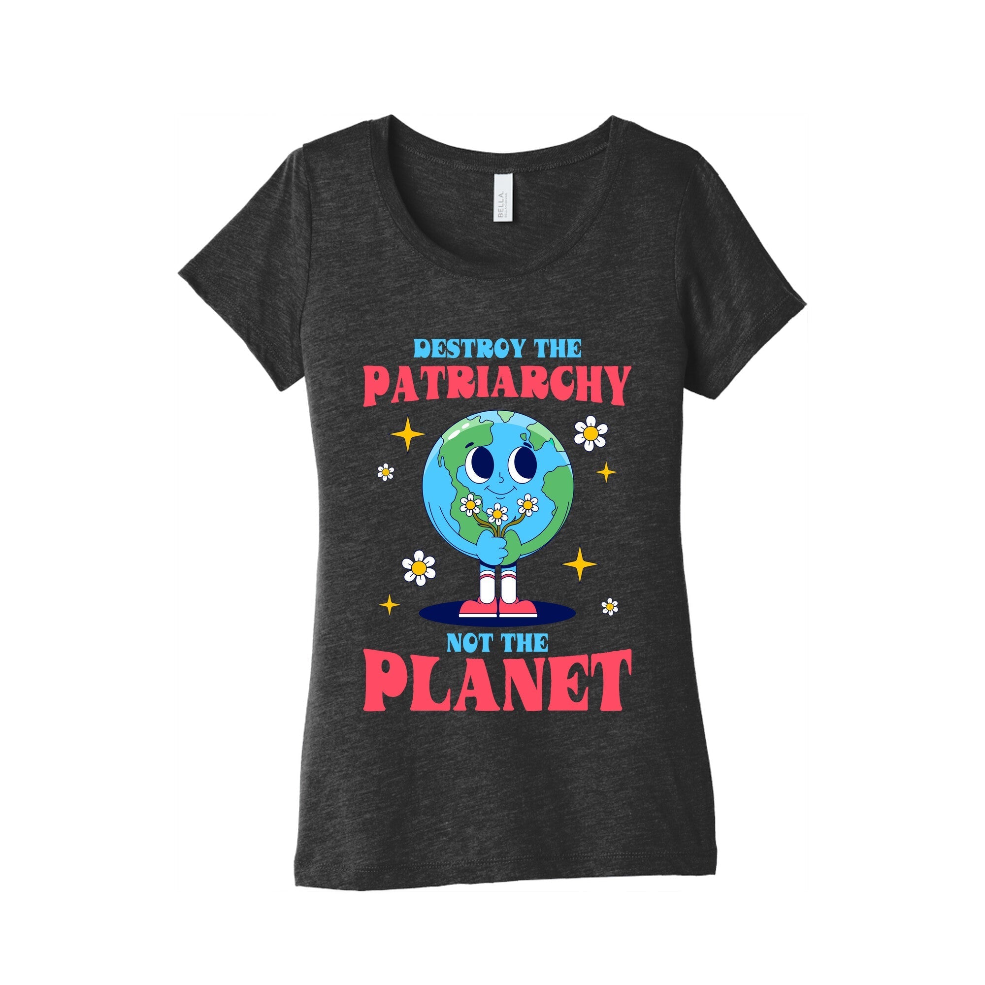 Destroy The Patriarchy Womens Triblend - Adult & Kids T-Shirts, Sweatshirts & Hoodies apparel design preview 1