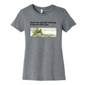 Toad Sat And Did Nothing Womens Cotton - Adult & Kids T-Shirts, Sweatshirts & Hoodies apparel design preview 1