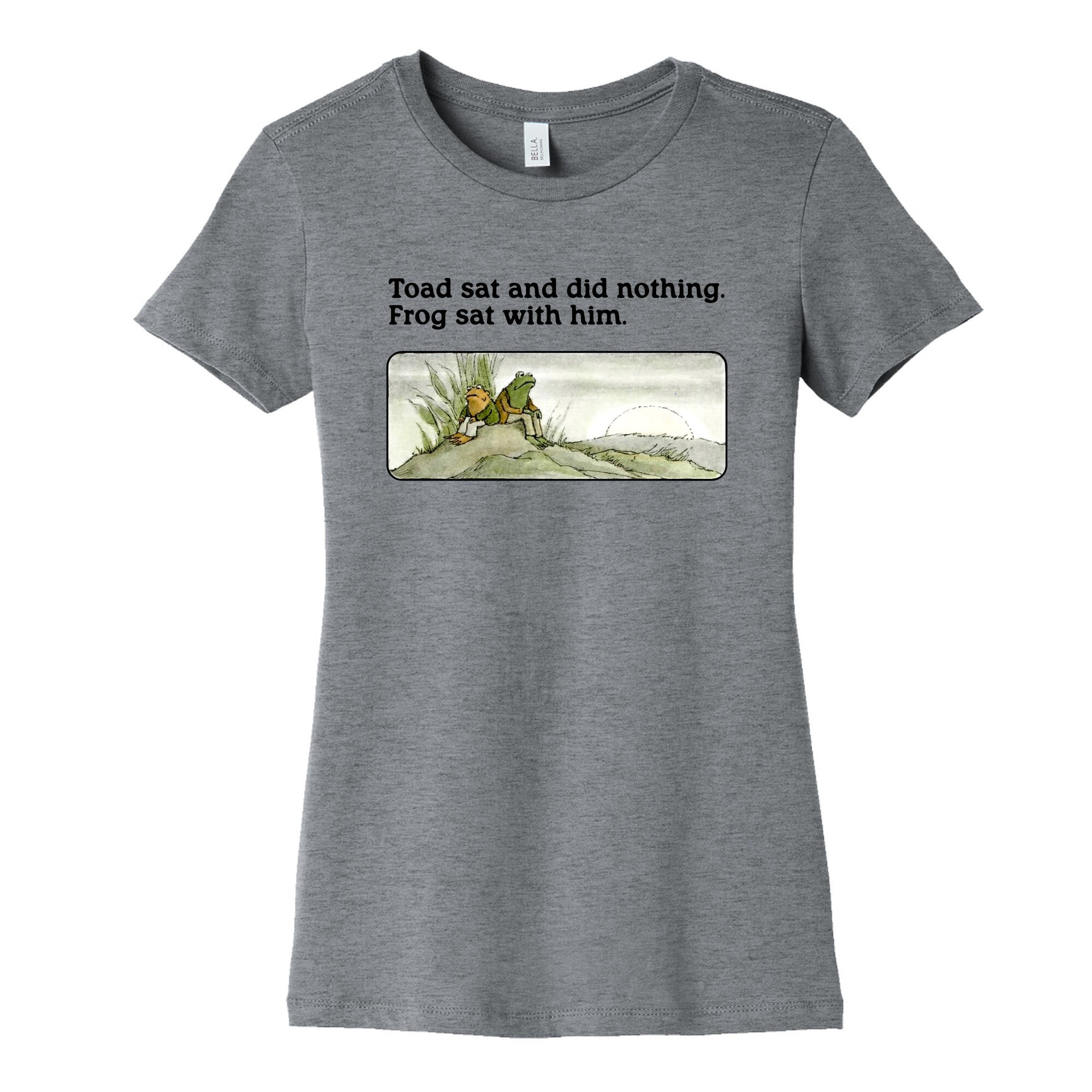 Toad Sat And Did Nothing Womens Cotton - Adult & Kids T-Shirts, Sweatshirts & Hoodies apparel design preview 1