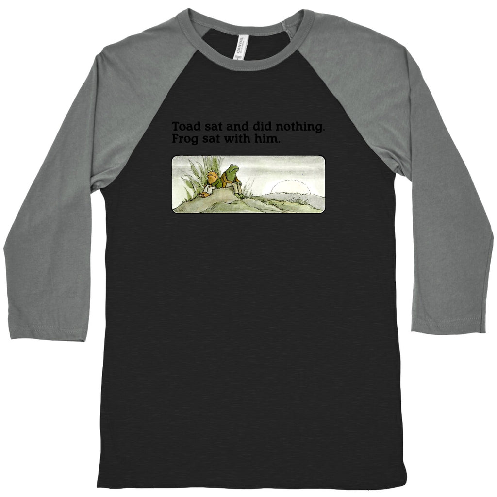 Toad Sat And Did Nothing Baseball - Adult & Kids T-Shirts, Sweatshirts & Hoodies apparel design preview 1