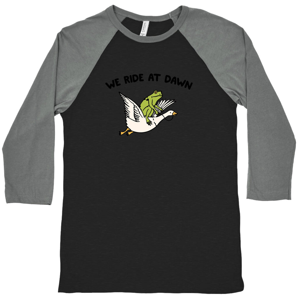 We Ride At Dawn Baseball - Adult & Kids T-Shirts, Sweatshirts & Hoodies apparel design preview 1