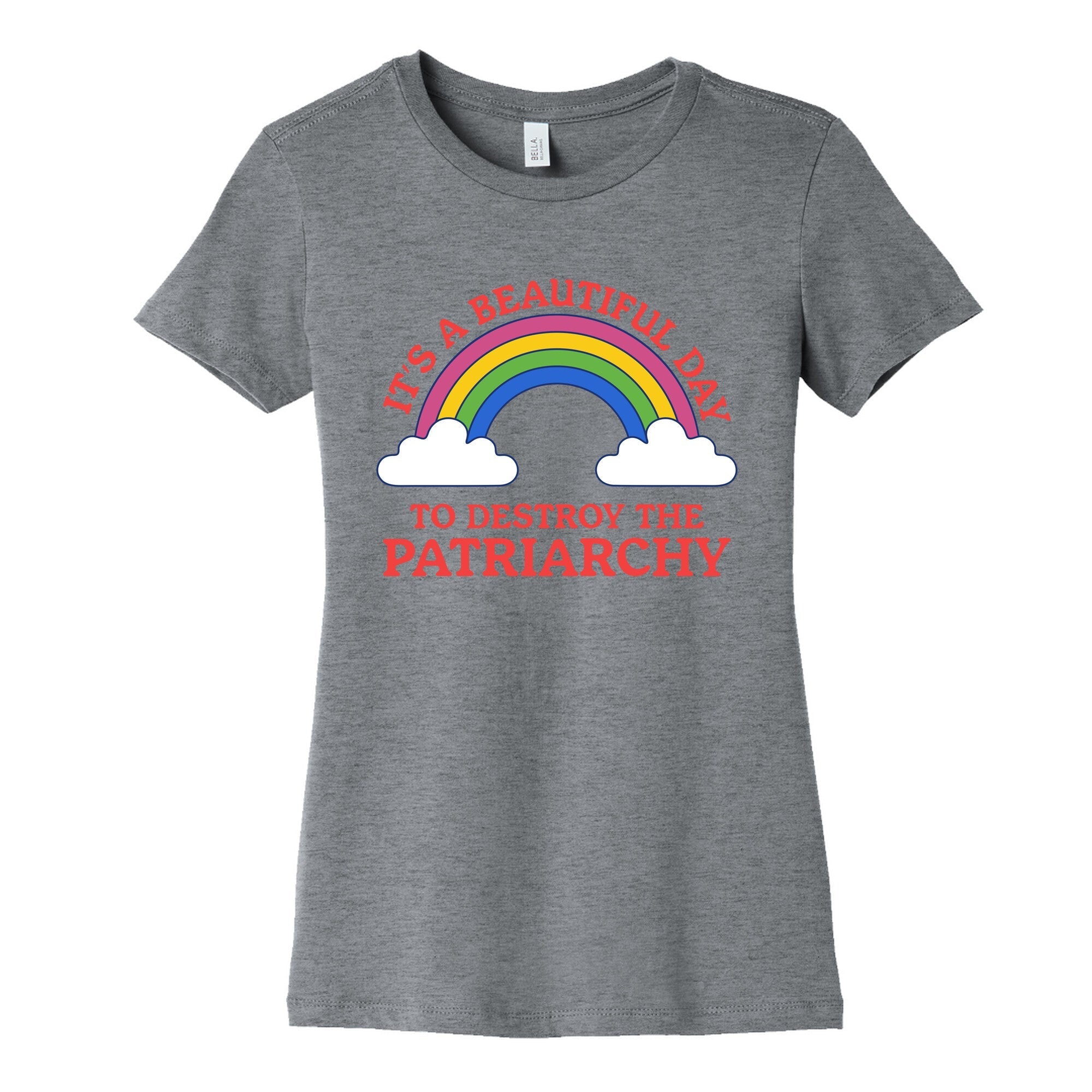 Beautiful Day To Destroy The Patriarchy Womens Cotton - Adult & Kids T-Shirts, Sweatshirts & Hoodies apparel design preview 1