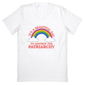 Beautiful Day To Destroy The Patriarchy V-Neck - Adult & Kids T-Shirts, Sweatshirts & Hoodies apparel design preview 1