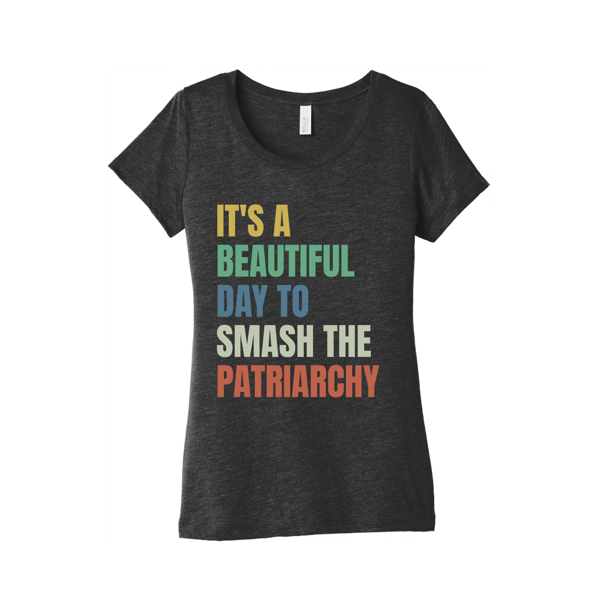Beautiful Day To Destroy The Patriarchy Rainbow - Adult & Kids T-Shirts, Sweatshirts & Hoodies apparel design preview 1