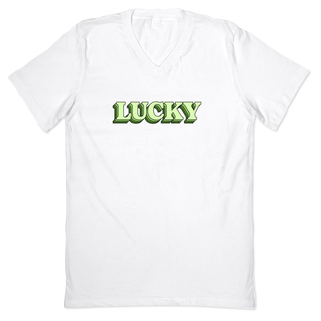 Lucky V-Neck - Adult & Kids T-Shirts, Sweatshirts & Hoodies apparel design preview 1
