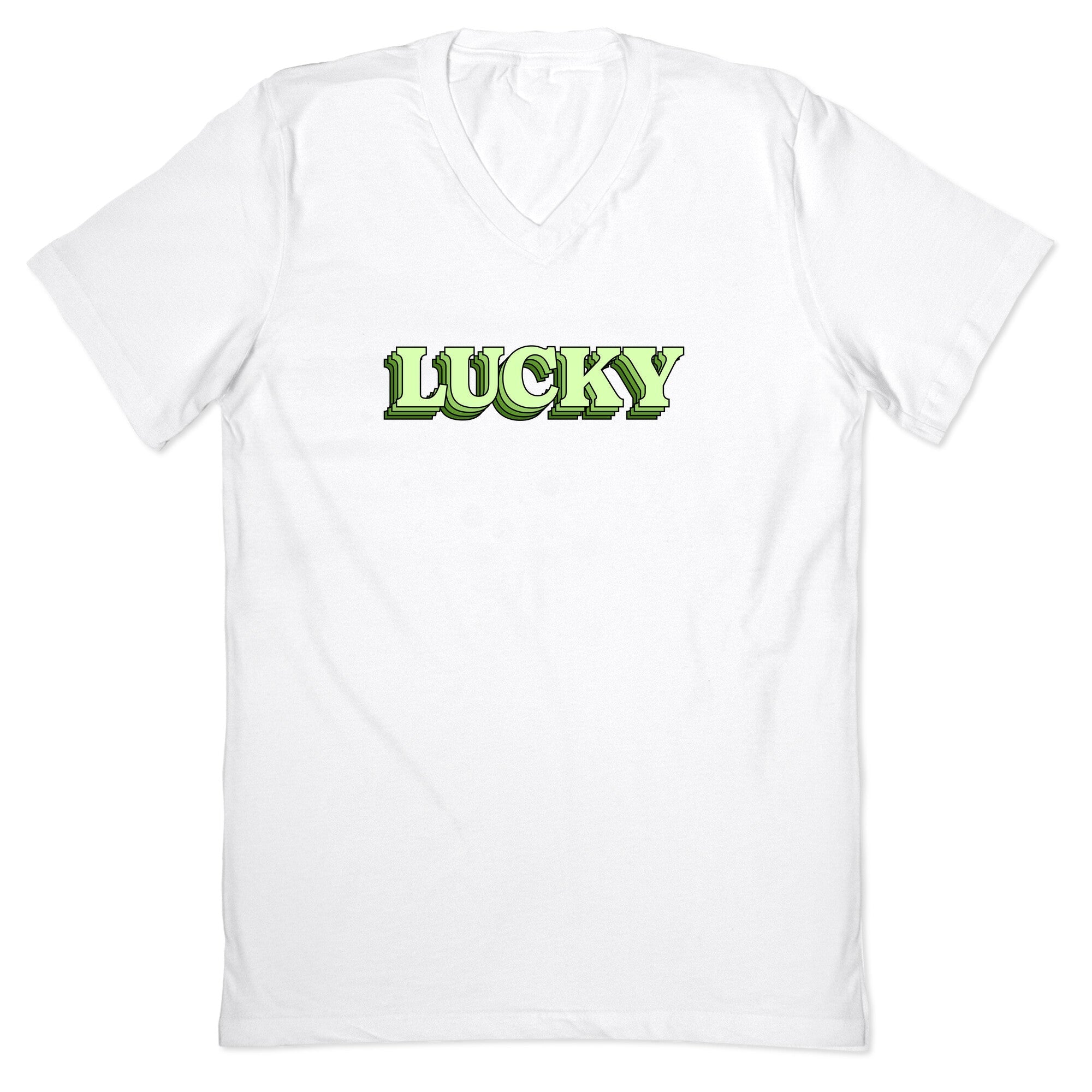 Lucky V-Neck - Adult & Kids T-Shirts, Sweatshirts & Hoodies apparel design preview 1