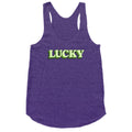 Lucky Racerback Tank - Adult & Kids T-Shirts, Sweatshirts & Hoodies apparel design preview 1