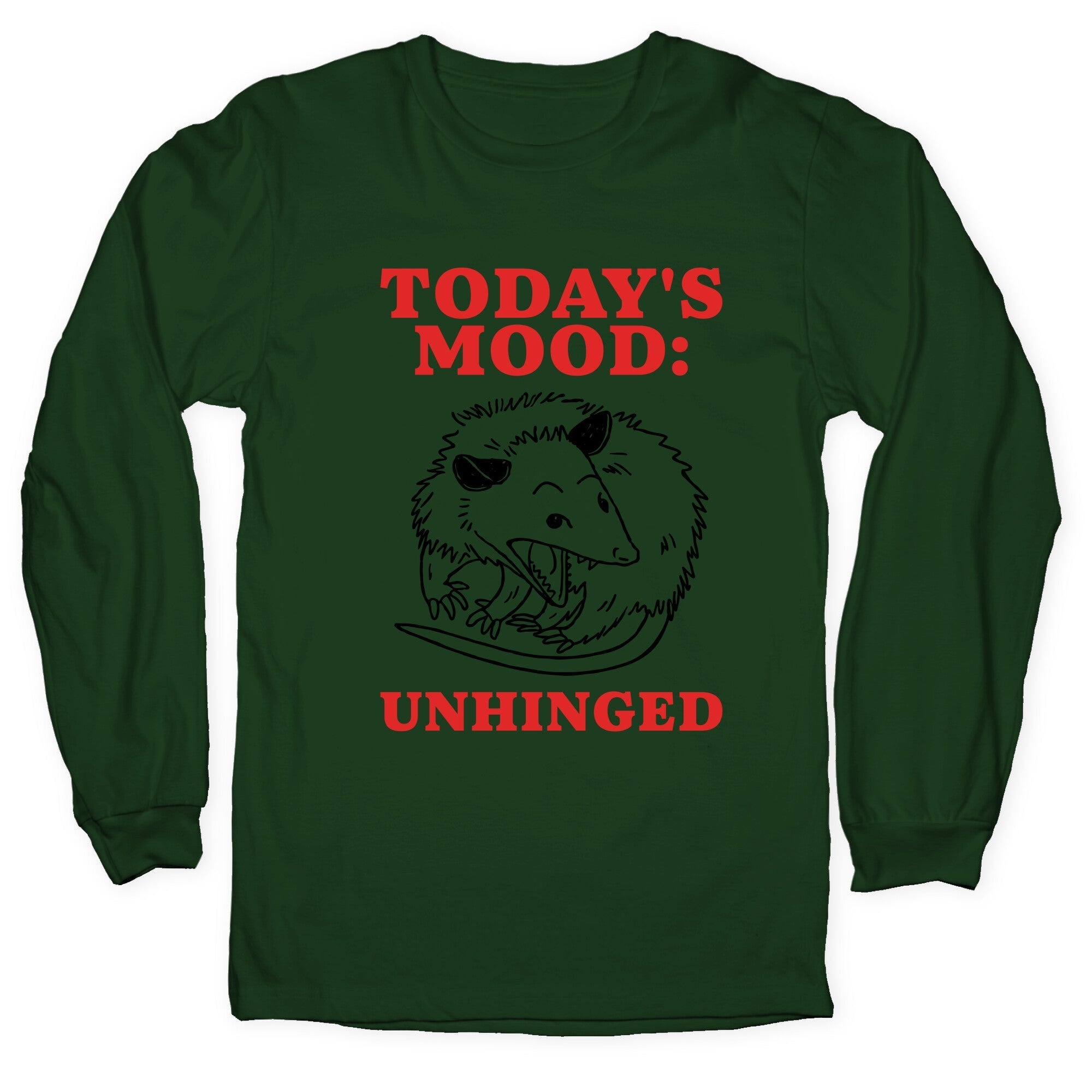 Todays Mood: Unhinged - Adult & Kids T-Shirts, Sweatshirts & Hoodies apparel design preview 1