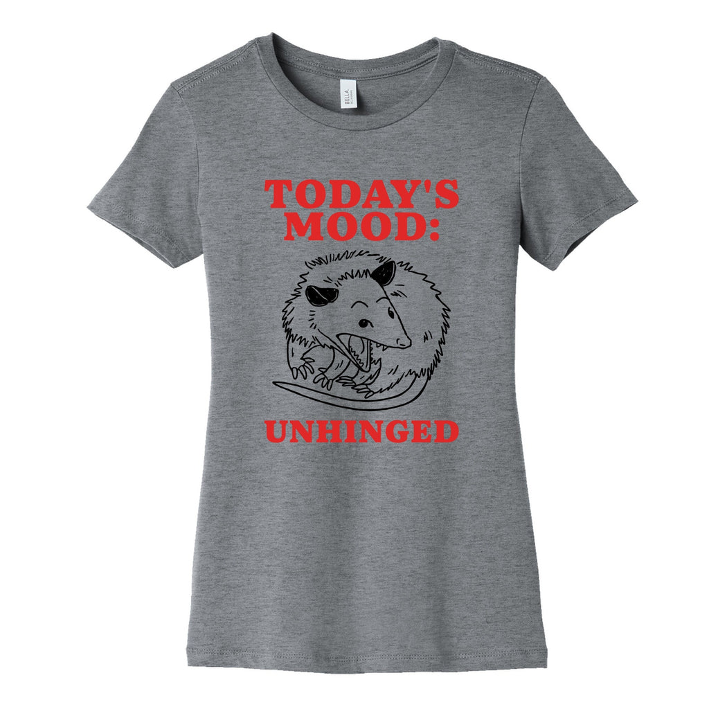 Todays Mood: Unhinged Womens Cotton - Adult & Kids T-Shirts, Sweatshirts & Hoodies apparel design preview 1