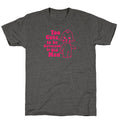 Too Cute Unisex Triblend - Adult & Kids T-Shirts, Sweatshirts & Hoodies apparel design preview 1