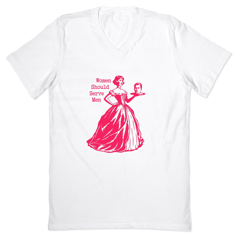 Women Should Serve Men V-Neck - Adult & Kids T-Shirts, Sweatshirts & Hoodies apparel design preview 1