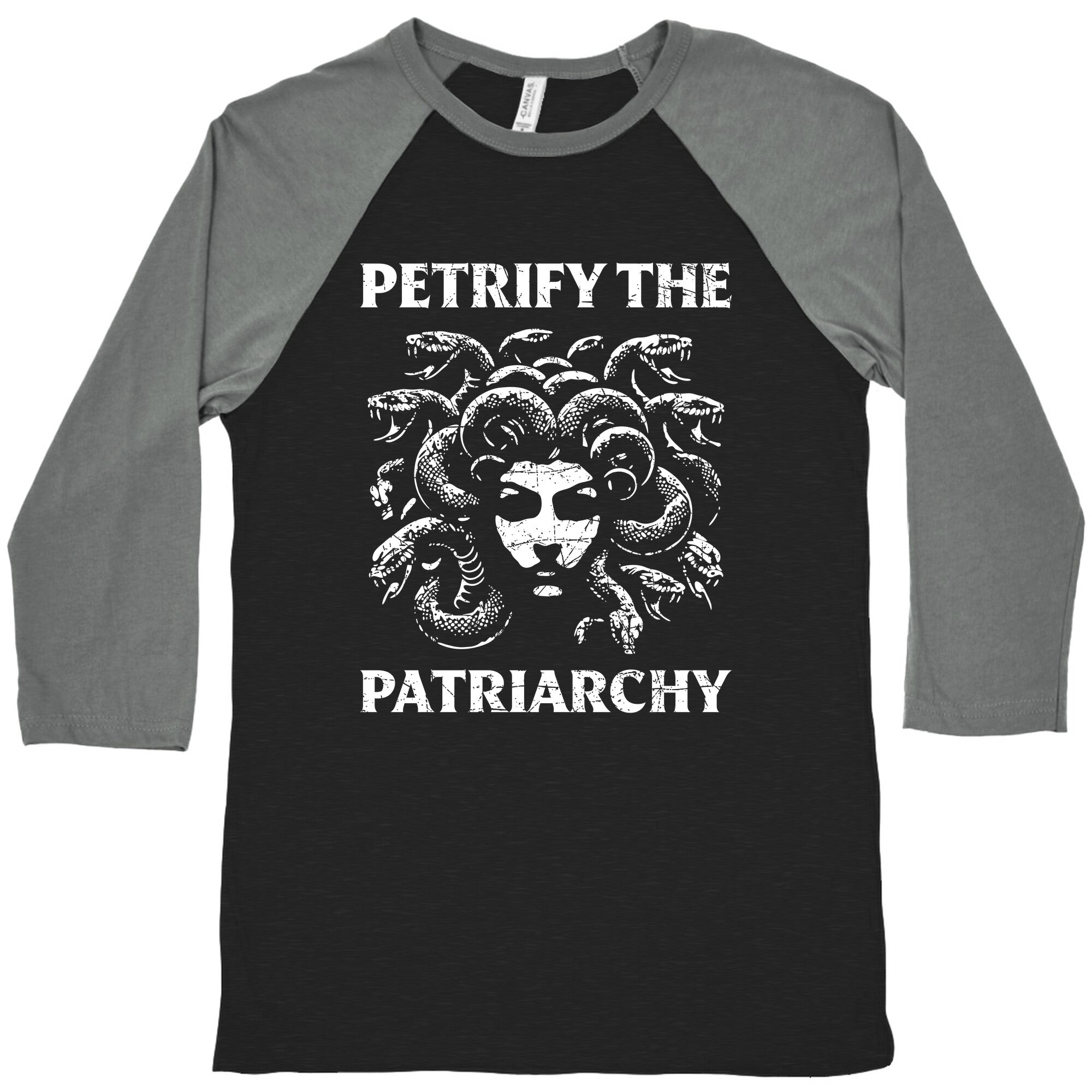 Petrify The Patriarchy Baseball - Adult & Kids T-Shirts, Sweatshirts & Hoodies apparel design preview 1